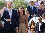 Harry and Meghan's Invictus 'powerplay': Sussexes' decision to pose with NATO chiefs just days before William heads for talks with the UN in New York is latest stage of the PR battle between the two brothers, experts say