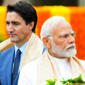 The rift between the two nations is growing, after Justin Trudeau's accusation angered Narendra Modi, India's prime minister. Pic: Sean Kilpatrick/The Canadian Press via AP
