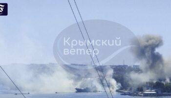 Annektierte Krim: Russland meldet Raketenangriff auf den Stab der Schwarzmeerflotte