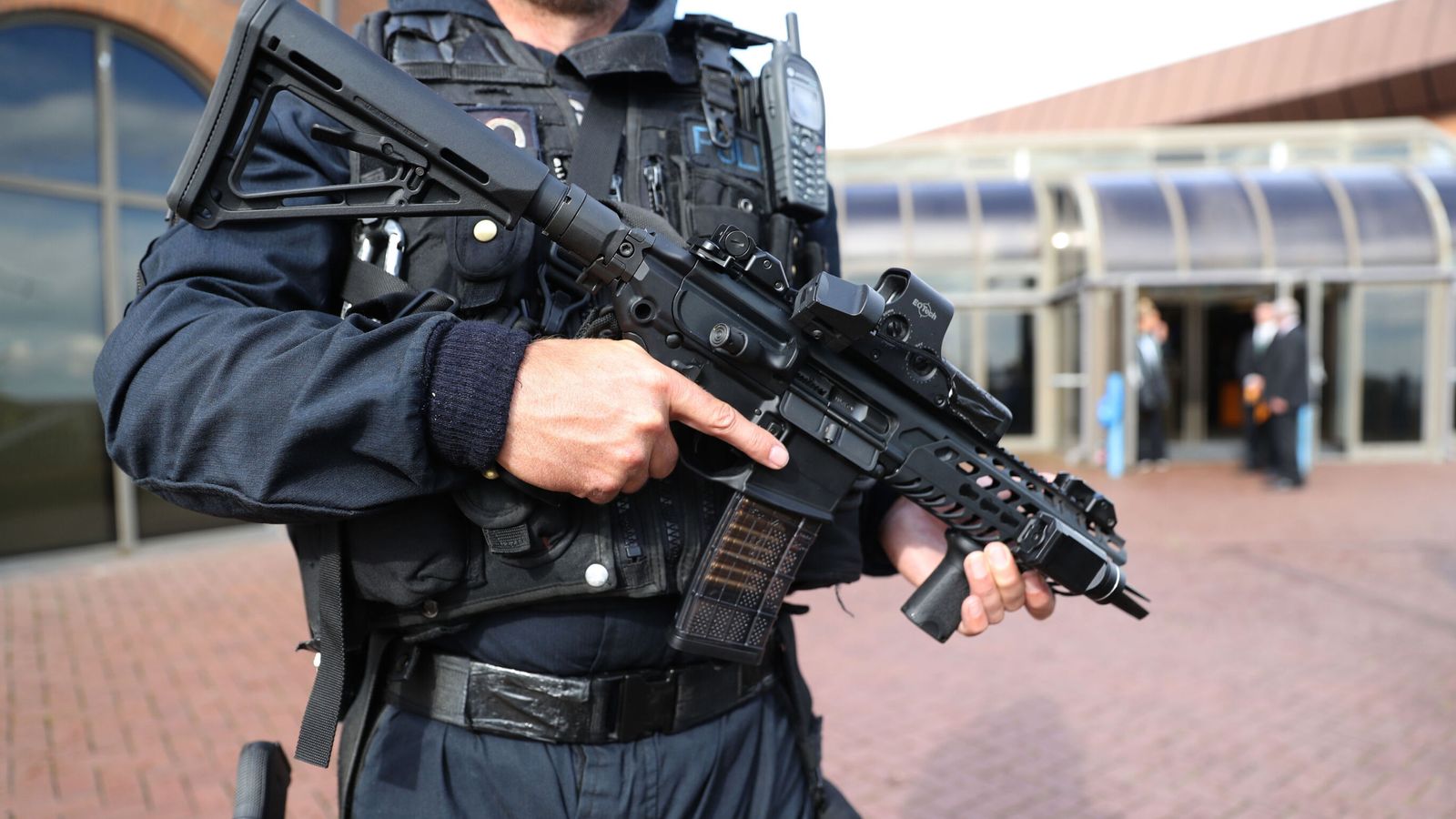 File photo dated 16/9/2017 of an armed police officer on patrol. The huge counter-terrorism effort is placing an unsustainable strain on Britain's wider policing service, one of the country's most senior officers warns on Friday.