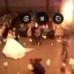 Horrifying moment fire erupts at Iraqi wedding which left at least 100 dead and 150 wounded after 'fireworks set off blaze that ripped through hall' - with fears death toll will rise