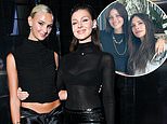 Beck to normal? Nicola Peltz wraps her arm around Romeo Beckham's girlfriend Mia Regan after years of tension with the model