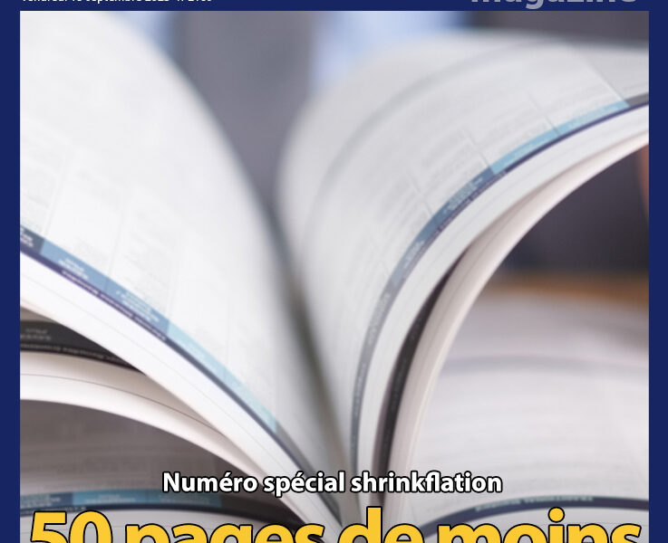 Gorafi Magazine : Numéro spécial shrinkflation – 50 pages de moins pour le même prix