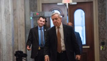 Senate’s No. 2 Democrat calls on Menendez to resign