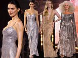 Because they're worth it! Kendall Jenner, Dame Helen Mirren and Elle Fanning storm the runway as L'Oreal launch the Walk Your Worth show near Eiffel Tower during Paris Fashion Week