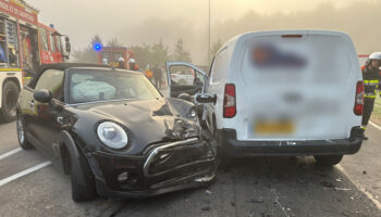 Brouillard: Un accident près de Mersch fait trois blessés lundi matin