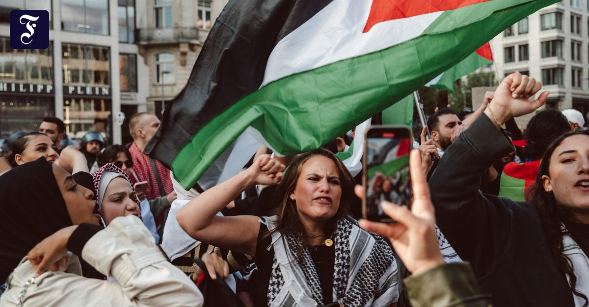 Polizei setzt Verbot von Pro-Palästina-Demo in Frankfurt durch