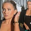 EXCLUSIVE: Molly-Mae Hague looks elegant in a chic black maxi dress and blazer ahead of fiancé Tommy Fury's hotly-anticipated fight with KSI