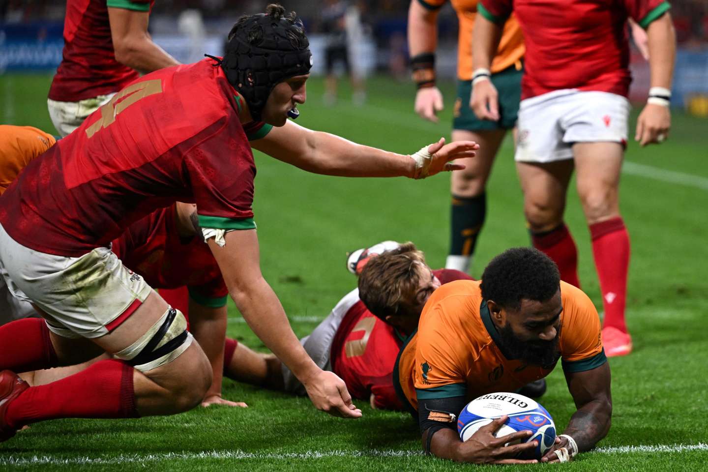 Coupe du monde de rugby : l’Australie trop puissante pour un Portugal audacieux