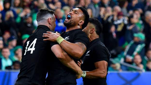 Ireland 24-28 New Zealand: All Blacks break Irish hearts and set up Argentina semi-final