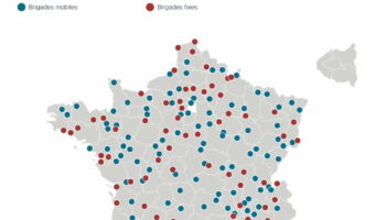 La carte des 238 nouvelles brigades de gendarmerie annoncées par Emmanuel Macron