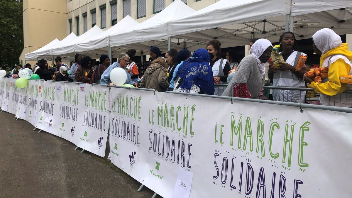 « Un sérieux coup de main » : à Mantes-la-Jolie, 20 tonnes de nourriture offerte par l’enseigne halal Hmarket