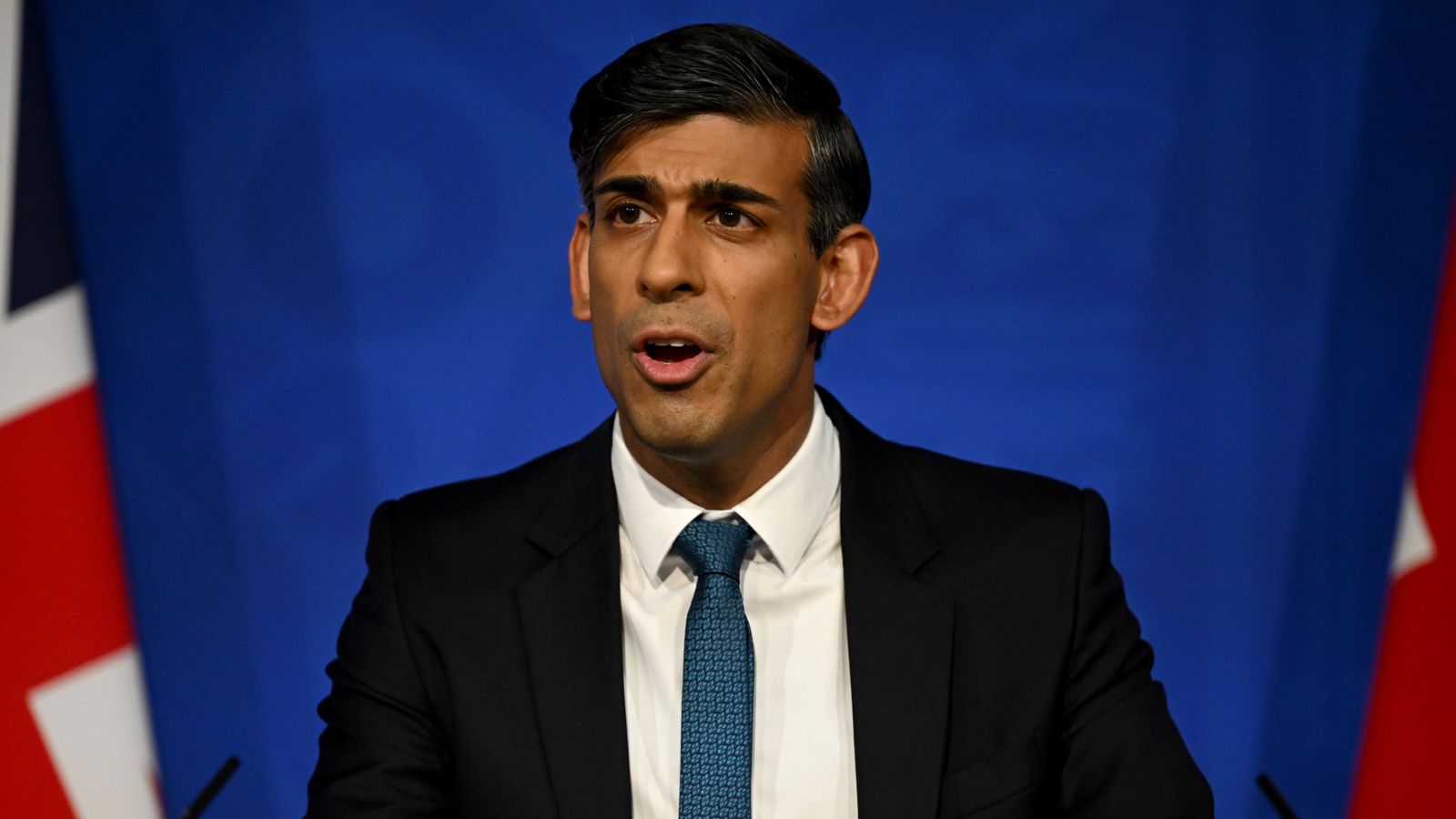 Prime Minister Rishi Sunak holds a press conference in Downing Street, London, in response to the Supreme Court ruling that the Rwanda asylum policy is unlawful. The PM has vowed to do "whatever it takes" to stop small boat crossings after the Supreme Court ruled on his flagship policy of removing asylum seekers on expulsion flights to Kigali. Picture date: Wednesday November 15, 2023