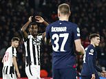 PSG vs Newcastle - Champions League - Live score, team news and updates as Alexander Isak fires Toon ahead after missing a big early chance as Eddie Howe's side look for result they need to keep their hopes alive