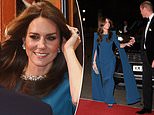 Kate Middleton and Prince William ignore fallout from Omid Scobie race row as they arrive hand-in-hand at the Royal Variety Performance