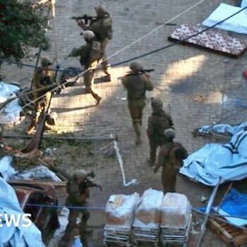 IDF troops At-Shifa hospital