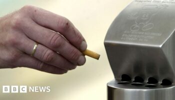 A cigarette is stubbed out in Auckland, New Zealand