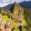 Tourists sightseeing at Machu Picchu Inca Ruins, Cusco Region, Peru. Pic: AP