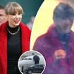 Taylor Swift takes refuge from the freezing temperatures in snowy Green Bay as Travis Kelce and the Chiefs face Packers... after pop star jetted into Green Bay with new BFF Brittany Mahomes