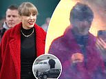 Taylor Swift takes refuge from the freezing temperatures in snowy Green Bay as Travis Kelce and the Chiefs face Packers... after pop star jetted into Green Bay with new BFF Brittany Mahomes