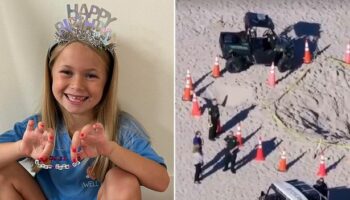Tragic girl, 7, who died after getting trapped in hole dug on beach pictured as family mourn