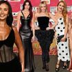 BRIT Awards 2024: Maya Jama stuns in busty black fishtail dress as she joins leather-clad Dua Lipa, Kylie Minogue, Ellie Goulding and Isla Fisher on the swanky red carpet