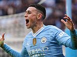Man City 3-1 Man United - Premier League: Live score team news and updates as Phil Foden nets a brilliant double to turn derby on its head and keep champions' title bid on track