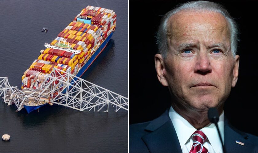 Watch: Biden reacts to Baltimore Key Bridge collapse as search for missing continues