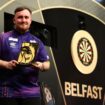 Luke Littler overcomes Nathan Aspinall to secure first Premier League win