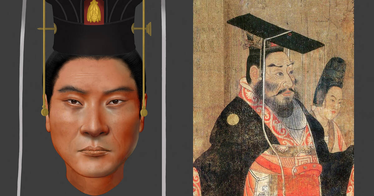 Le visage d’un empereur chinois ayant vécu il y a 1 500 ans reconstruit grâce à son ADN