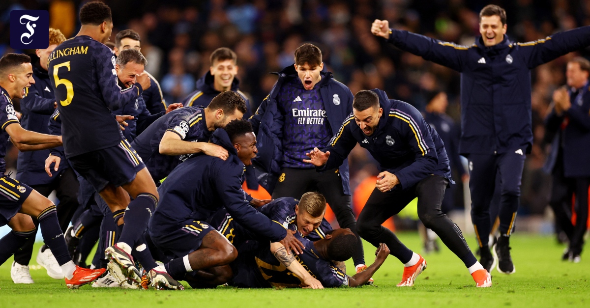 Champions League: Real Madrid gewinnt nach Elfmeterschießen gegen Manchester City