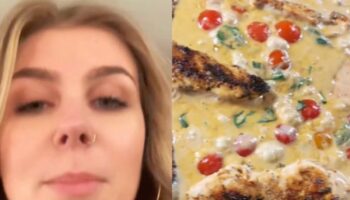 Mother mistakes shower gel for olive oil while cooking chicken