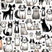 Only those with high IQ can spot 16 cats hiding among adorable dogs