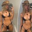 Model Gabrielle Epstein slams 'rough' comments from body-shaming trolls who branded her 'too skinny' in bikini snap as she tells them to 'unfollow' her