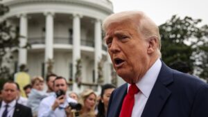 Trump Points Finger at Biden for Economic Slowdown While Championing His Tariff Strategy