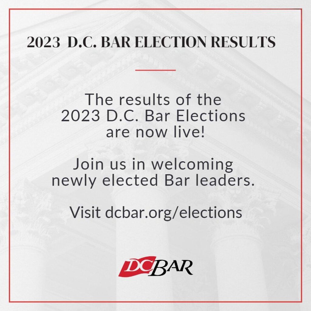 DC Bar Election: Drawing Parallels with Canada, Australia, and the Papacy!