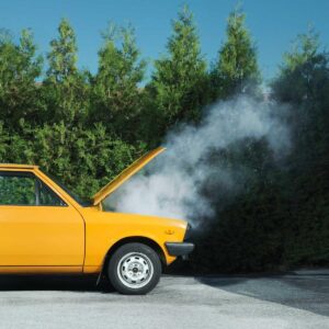 Close Call: Smoking Car Nearly Collides with Cybertruck in Destiny USA Parking Lot!