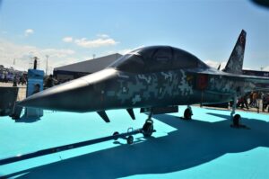 Unveiling the Hurjet: A Stunning Full-Size Model in Spanish Air Force Colors!