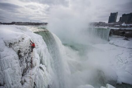 Majestic Ice Falls at Argentine Glacier Spark Wonder and Worry