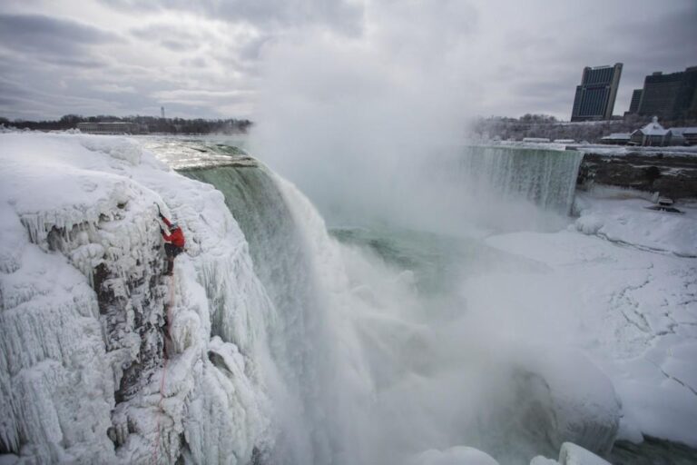 Majestic Ice Falls at Argentine Glacier Spark Wonder and Worry