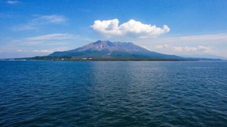 Spectacular Eruption: Sakurajima Volcano Launches 2-Mile-High Ash Plume into the Sky!