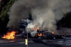 Tragic Plane Crash in San Diego Neighborhood Leaves Two Dead and Jet Fuel Everywhere