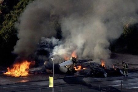 Tragic Plane Crash in San Diego Neighborhood Leaves Two Dead and Jet Fuel Everywhere