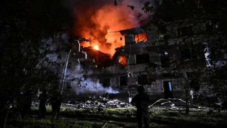 Russia Launches Unprecedented Drone and Missile Assault on Ukraine, Challenging Trump’s Stance