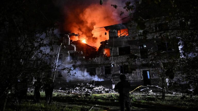 Russia Launches Unprecedented Drone and Missile Assault on Ukraine, Challenging Trump’s Stance