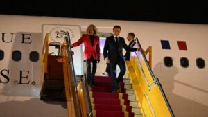 Macron Reveals He and Wife Were ‘Horsing Around’ During Candid Moment Caught on Camera