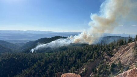 Blazing France Canyon Fire Devours Over 2,100 Acres of Rugged Bryce Woodlands