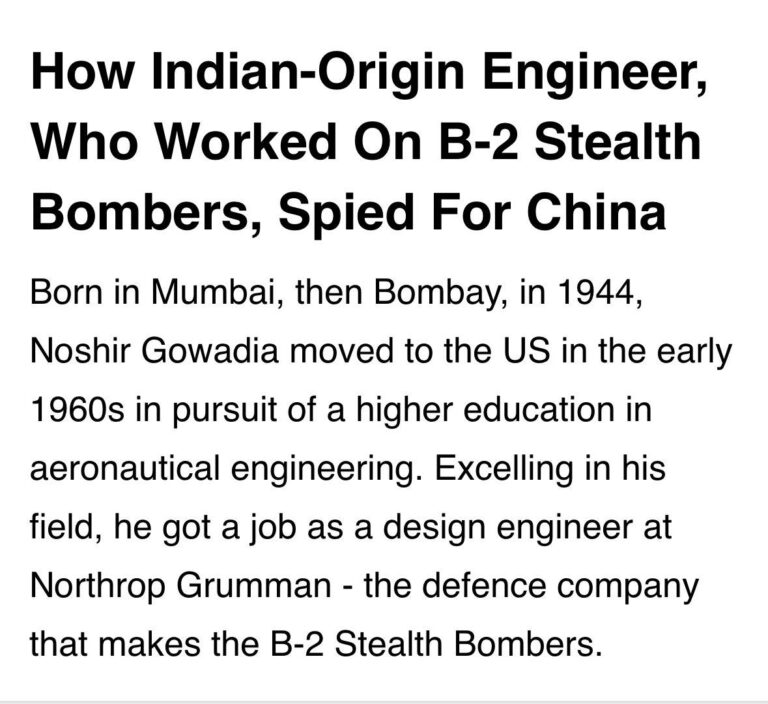India-Born B-2 Engineer Caught in Espionage as US Deploys Stealth Bomber Against Iran