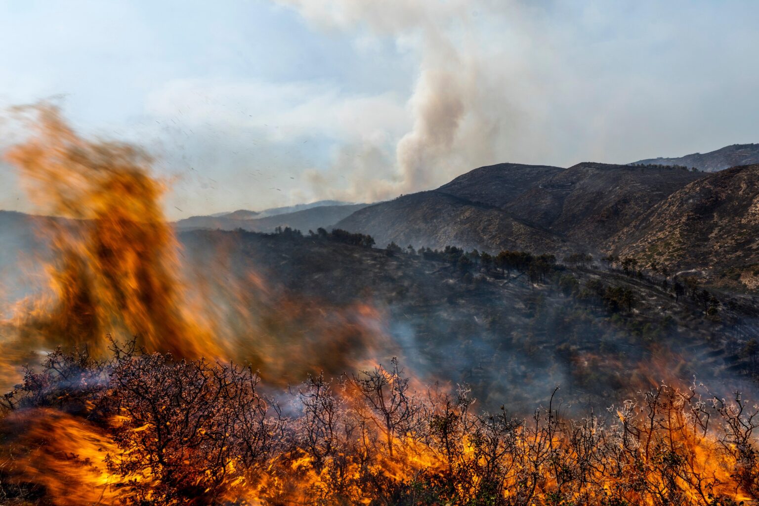 Video: Massive Wildfires Engulf Spain in Fiery Fury