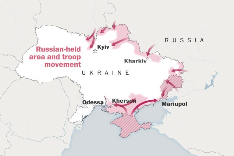 A Haunting Landscape: The Devastating Aftermath of Ukraine’s Invasion of Russia